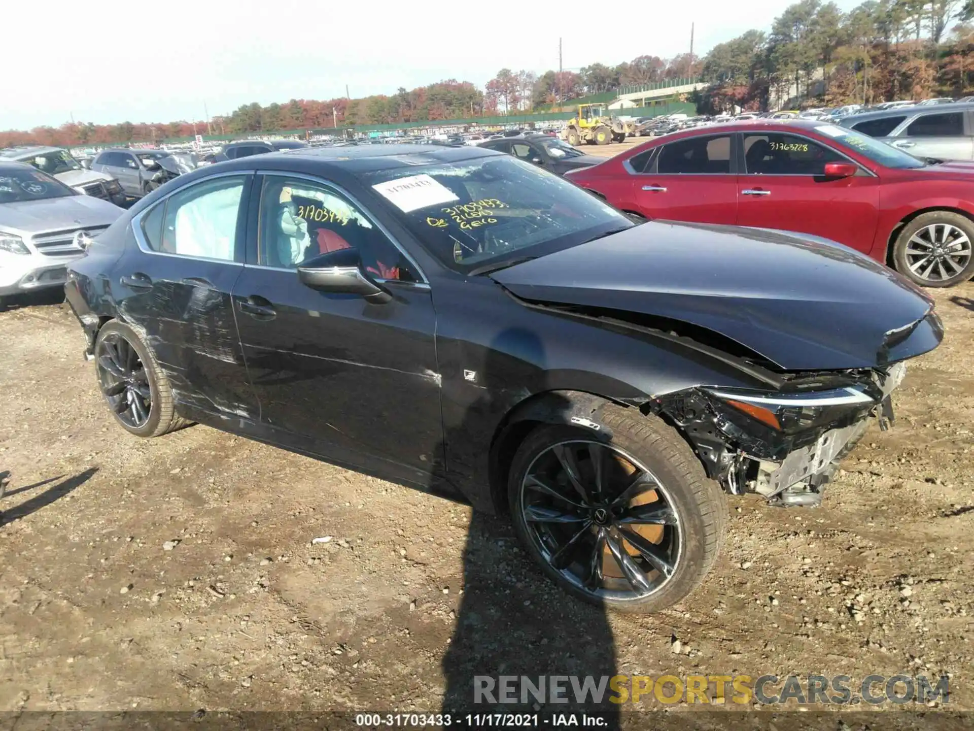 1 Photograph of a damaged car JTHGZ1E22M5020746 LEXUS IS 2021