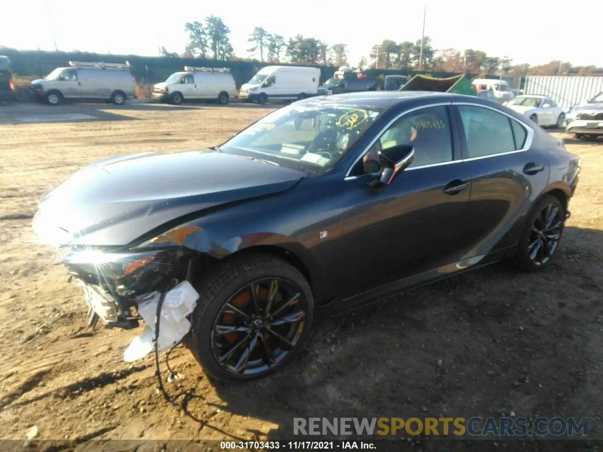 2 Photograph of a damaged car JTHGZ1E22M5020746 LEXUS IS 2021