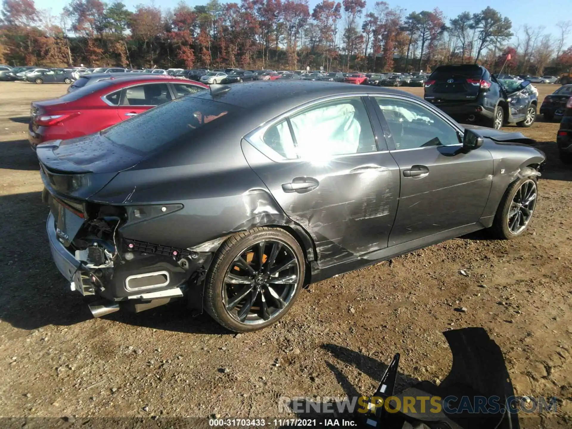 4 Photograph of a damaged car JTHGZ1E22M5020746 LEXUS IS 2021