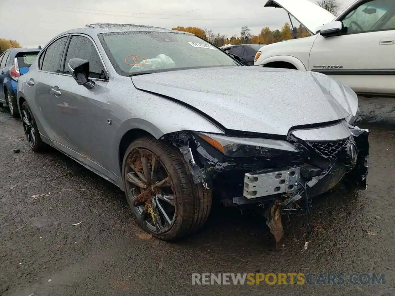 1 Photograph of a damaged car JTHGZ1E22M5022013 LEXUS IS 2021