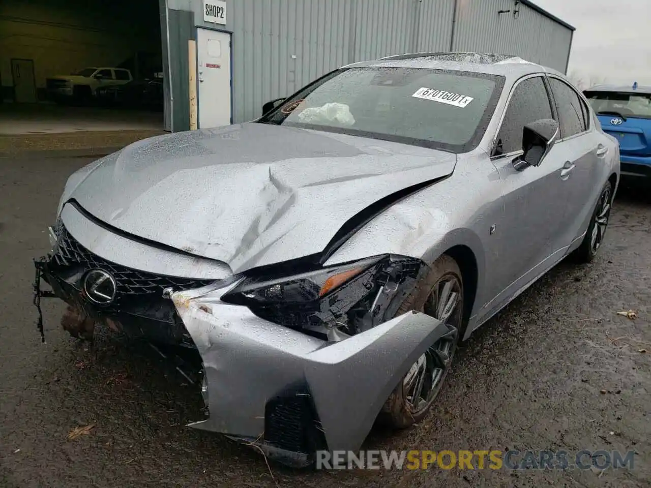 2 Photograph of a damaged car JTHGZ1E22M5022013 LEXUS IS 2021