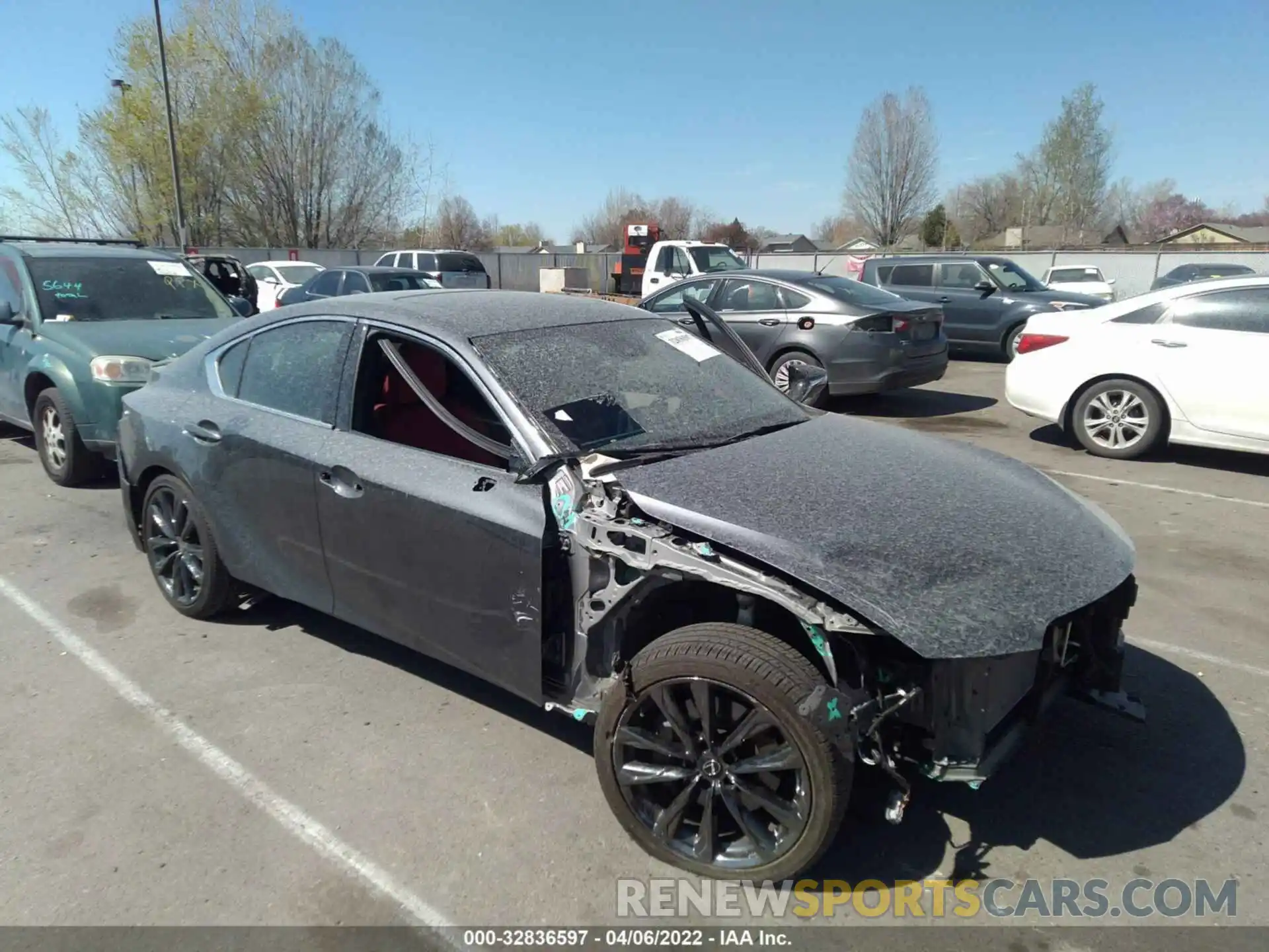 1 Photograph of a damaged car JTHGZ1E23M5020111 LEXUS IS 2021