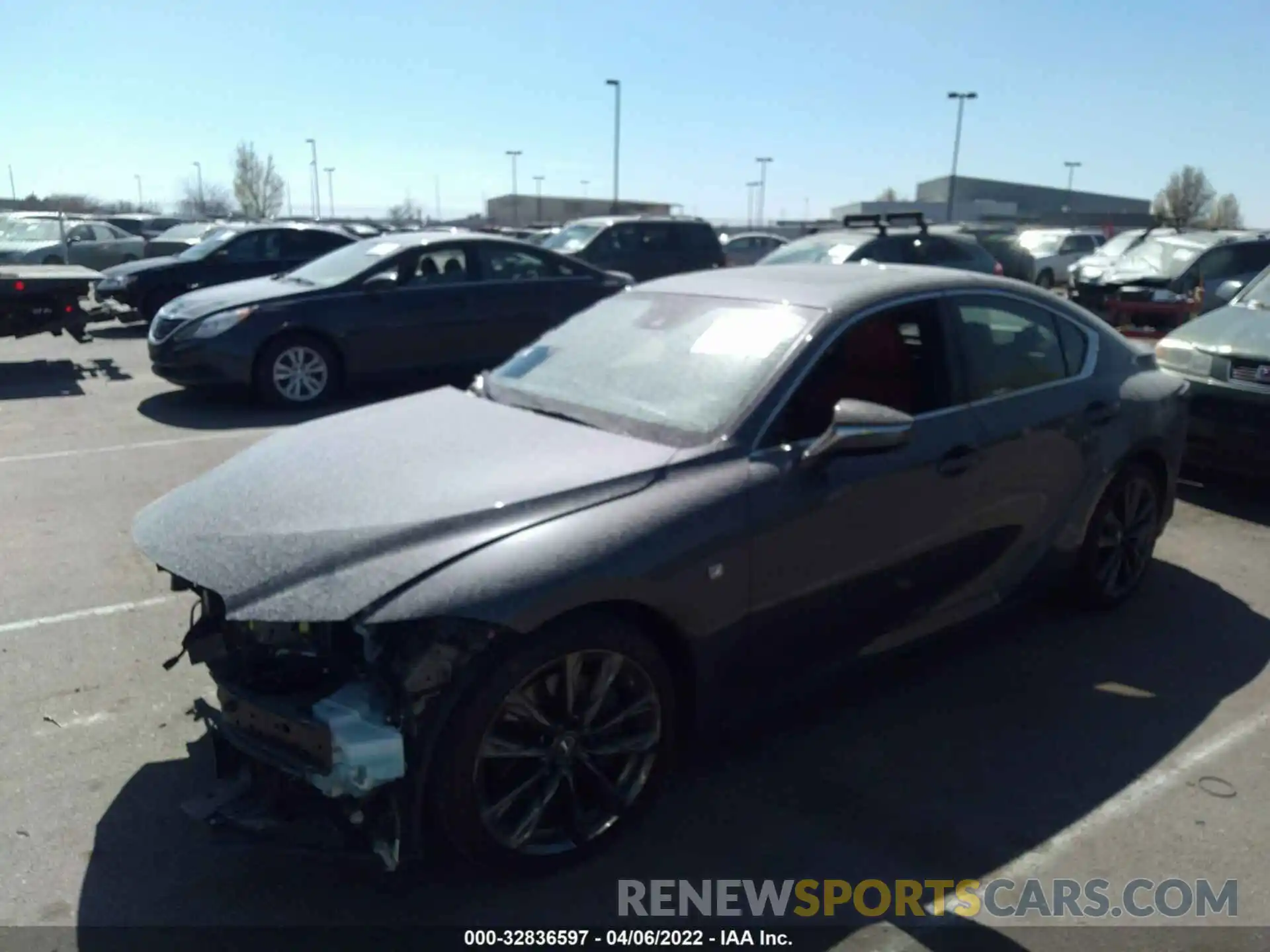 2 Photograph of a damaged car JTHGZ1E23M5020111 LEXUS IS 2021