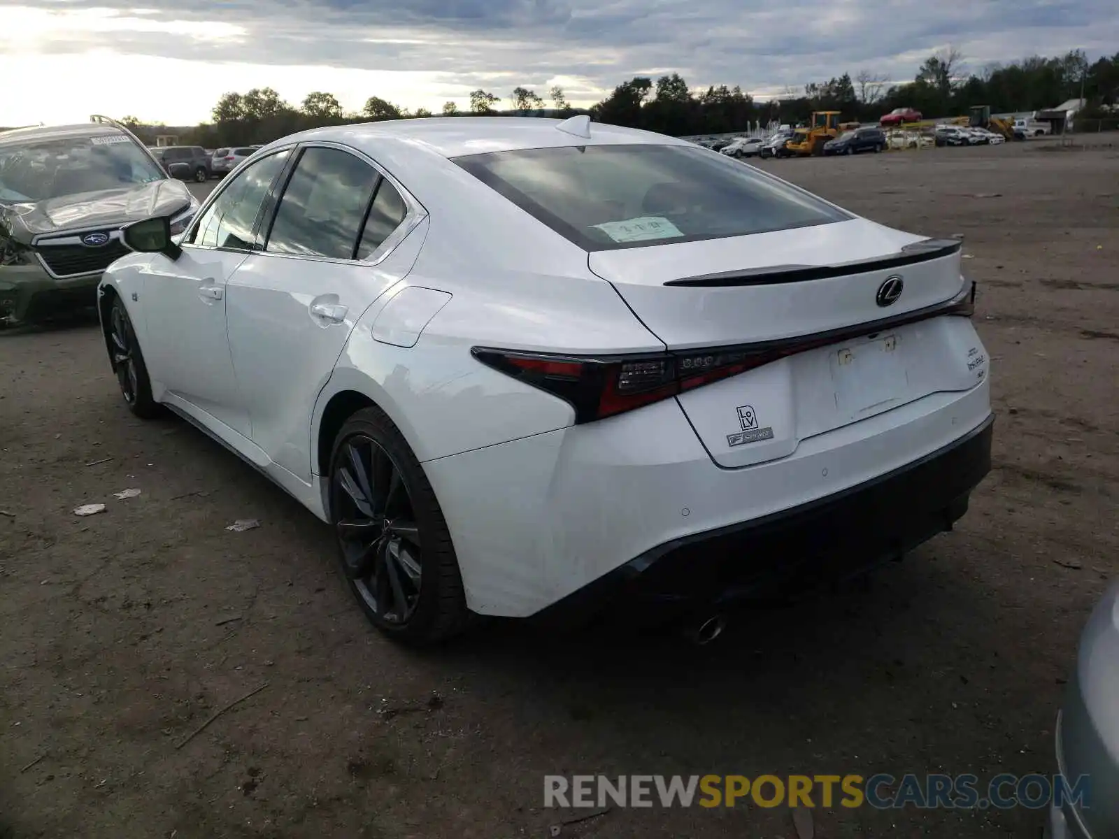 3 Photograph of a damaged car JTHGZ1E23M5020741 LEXUS IS 2021