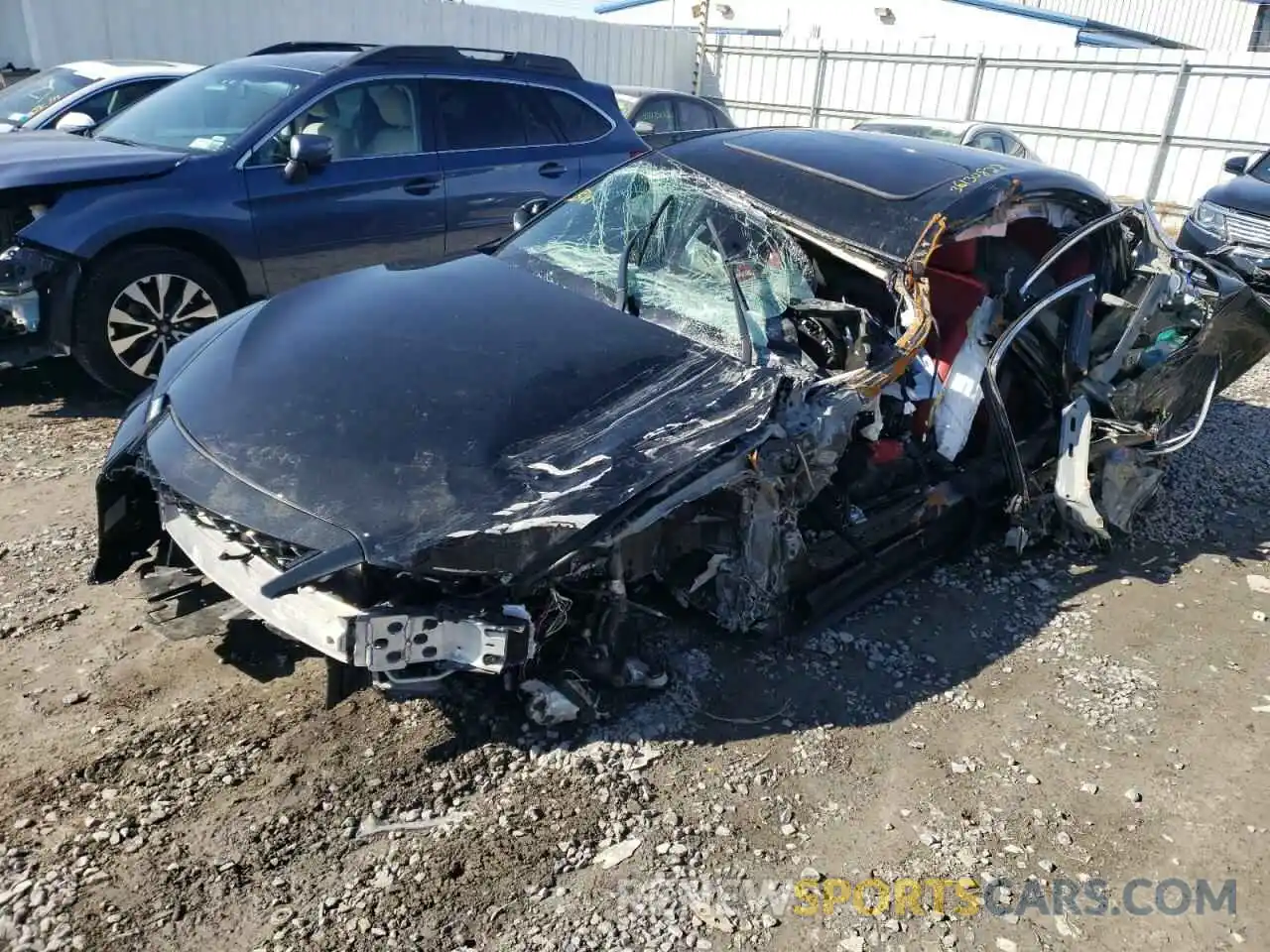 2 Photograph of a damaged car JTHGZ1E23M5020996 LEXUS IS 2021