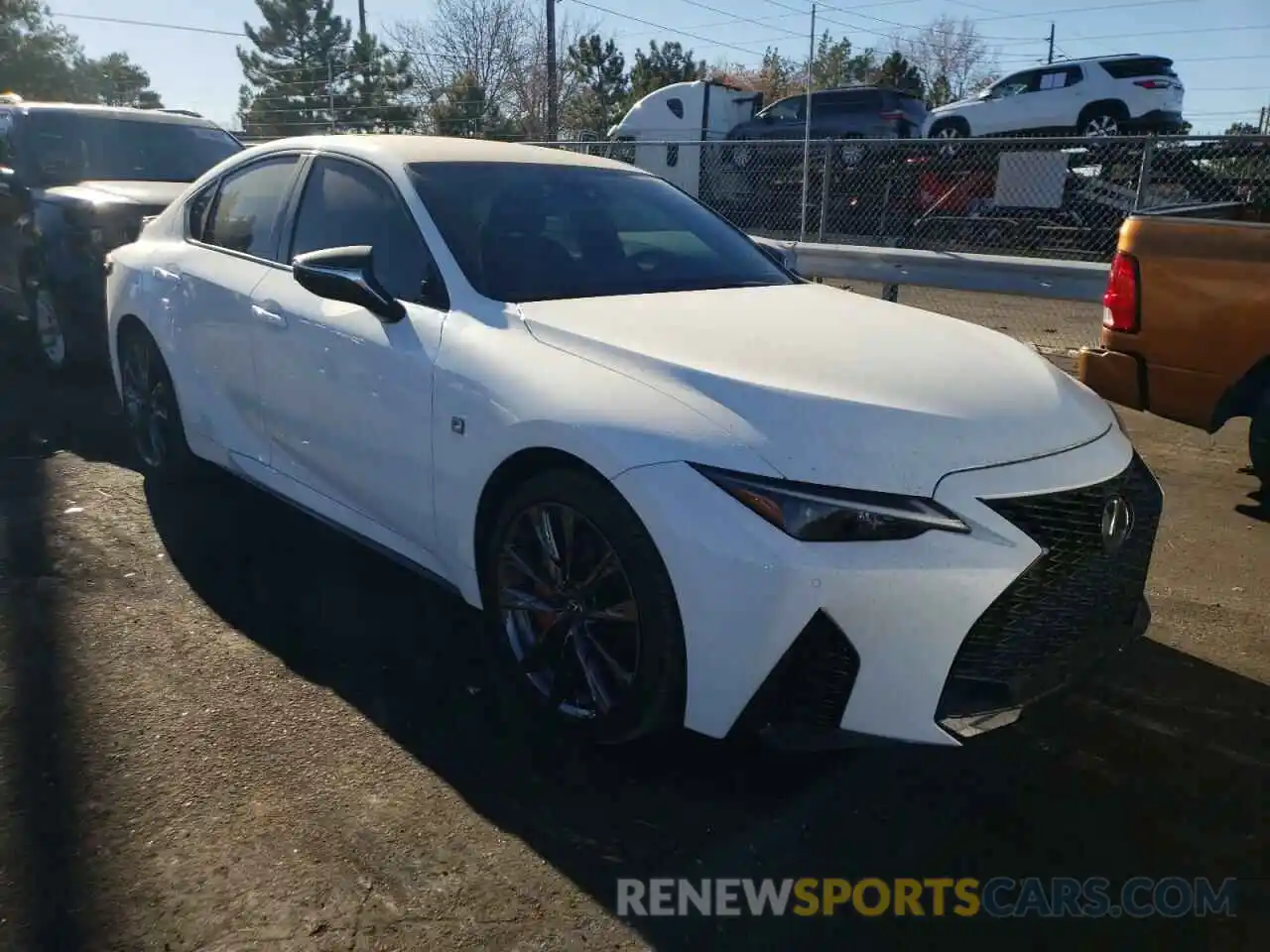 1 Photograph of a damaged car JTHGZ1E24M5019212 LEXUS IS 2021