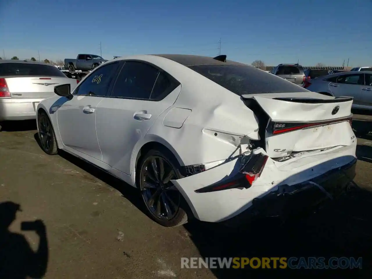 3 Photograph of a damaged car JTHGZ1E24M5019212 LEXUS IS 2021