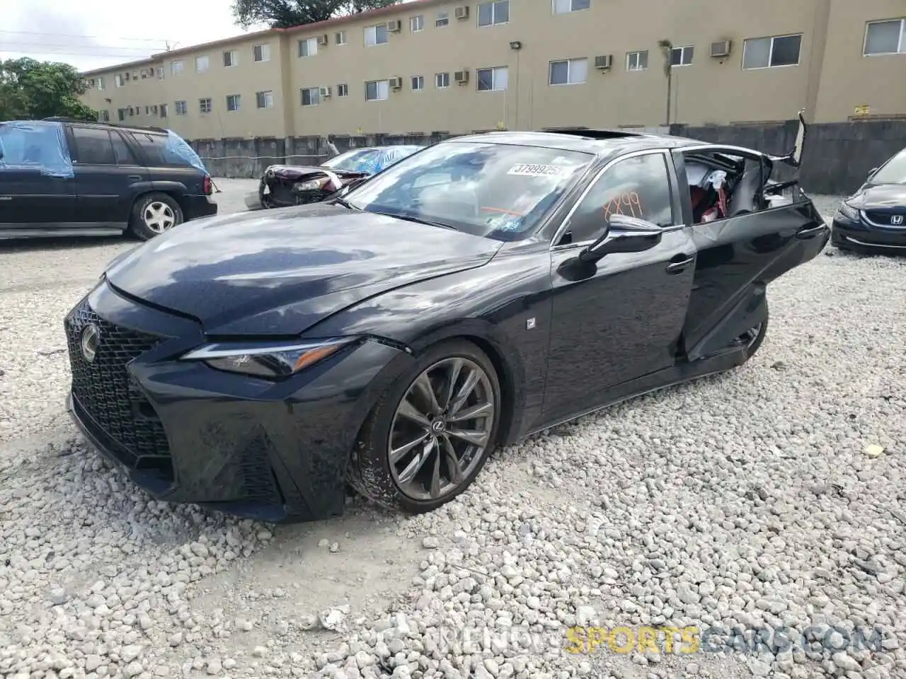 2 Photograph of a damaged car JTHGZ1E24M5019422 LEXUS IS 2021