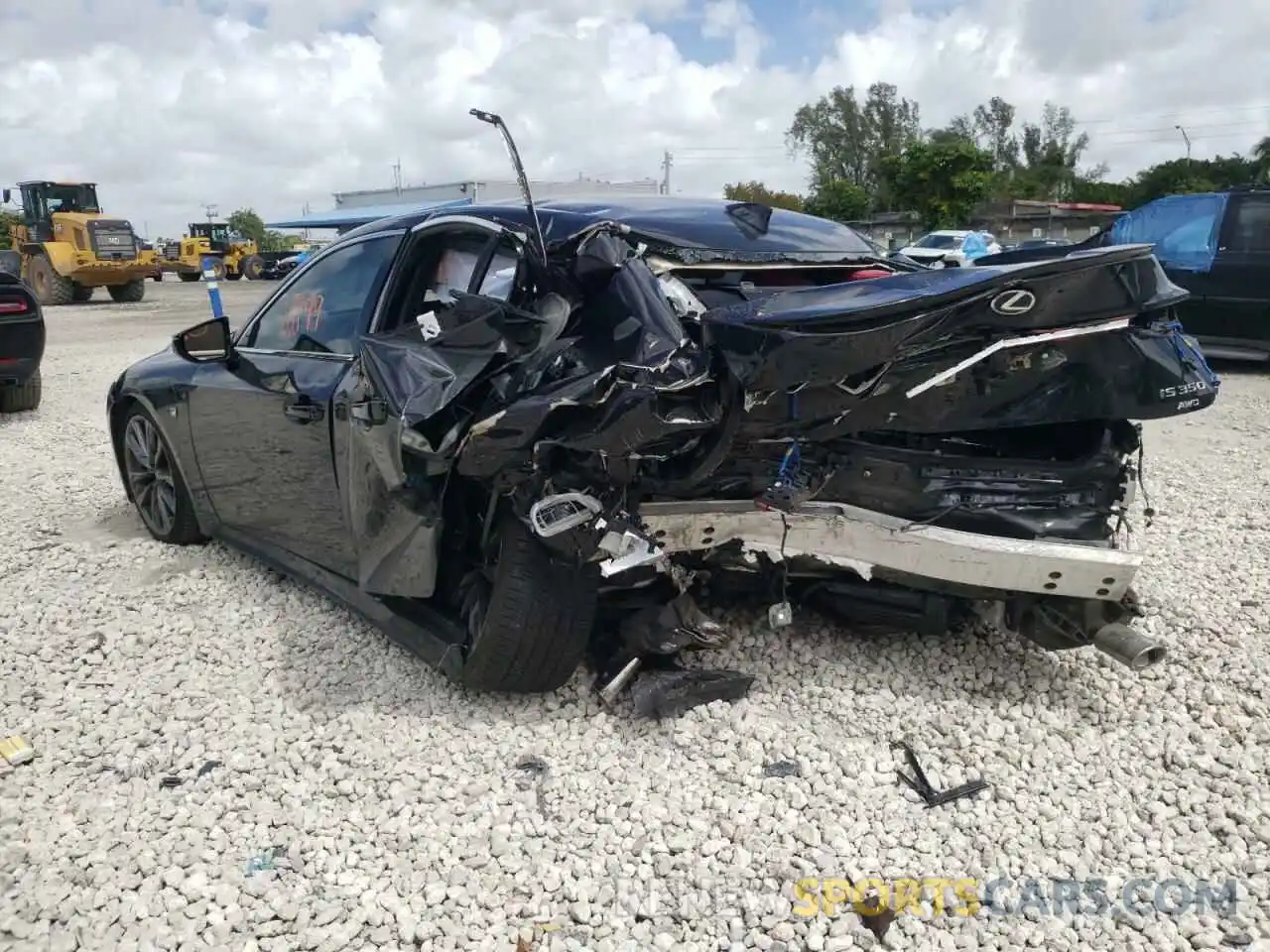 3 Photograph of a damaged car JTHGZ1E24M5019422 LEXUS IS 2021