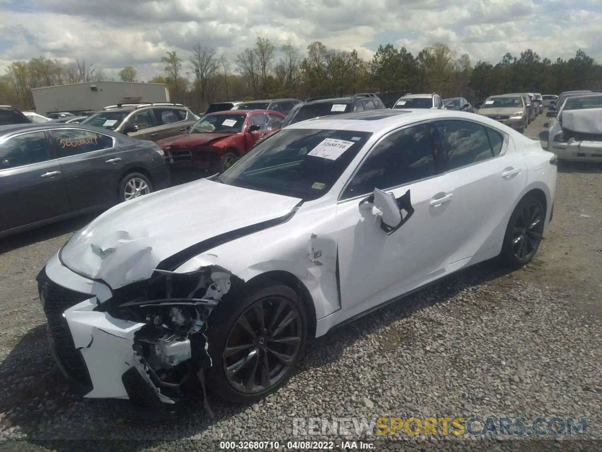 2 Photograph of a damaged car JTHGZ1E24M5020442 LEXUS IS 2021