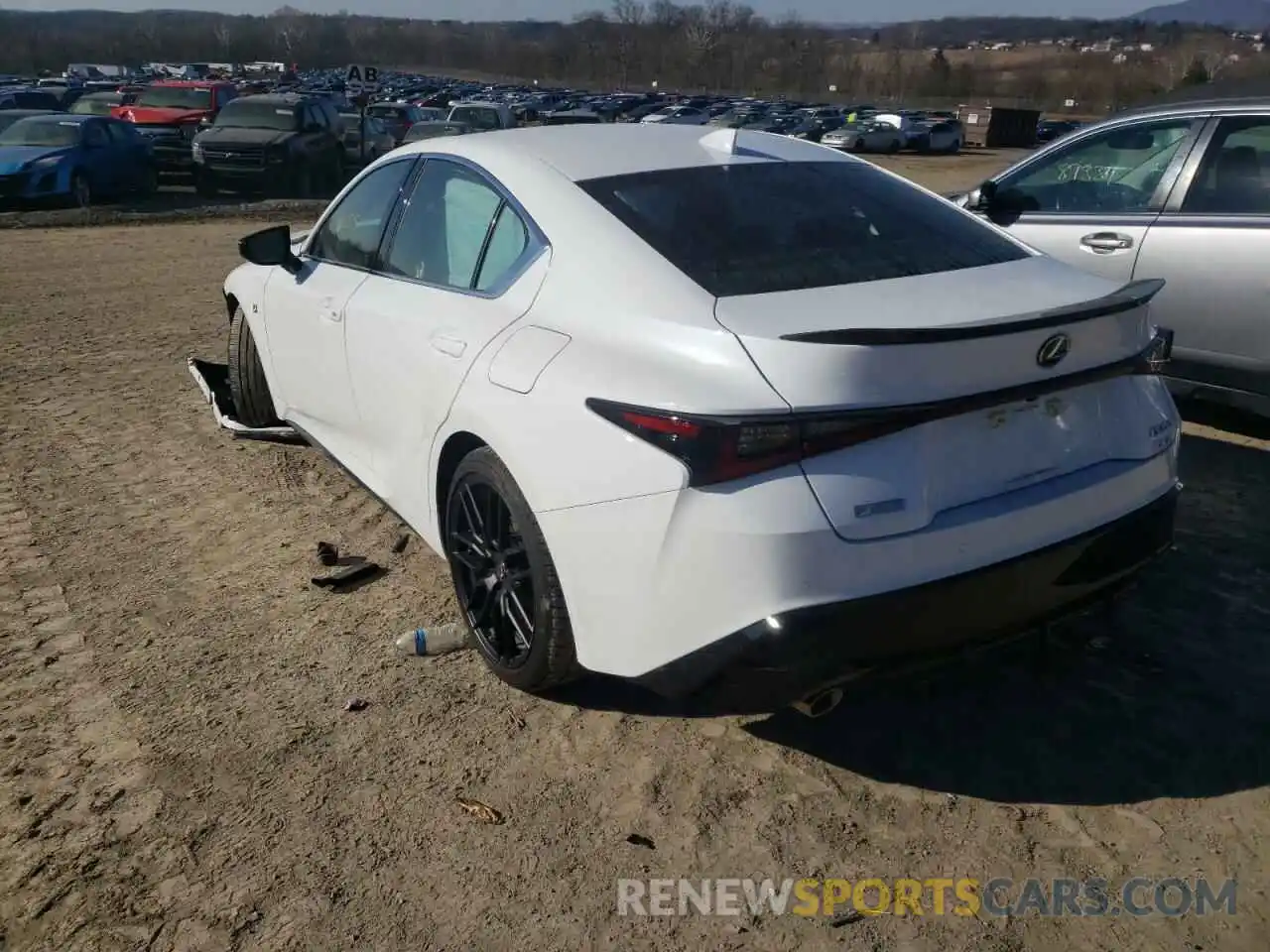 3 Photograph of a damaged car JTHGZ1E24M5021462 LEXUS IS 2021