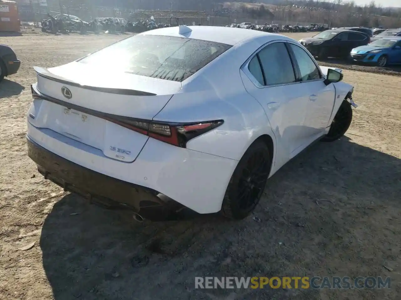 4 Photograph of a damaged car JTHGZ1E24M5021462 LEXUS IS 2021