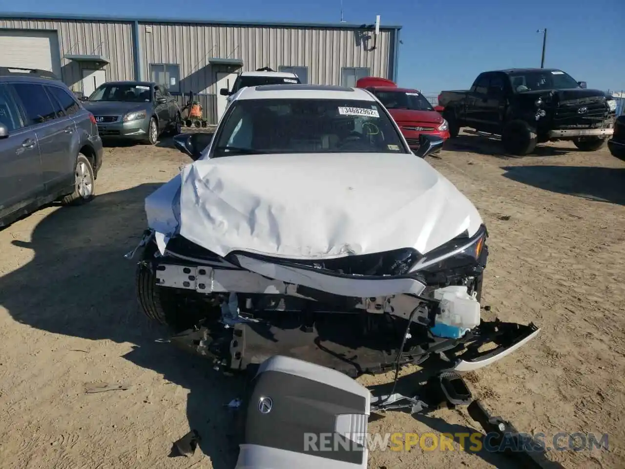 9 Photograph of a damaged car JTHGZ1E24M5021462 LEXUS IS 2021