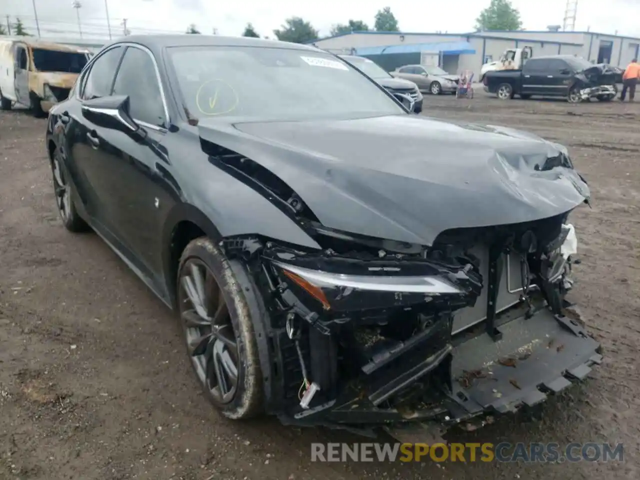 1 Photograph of a damaged car JTHGZ1E24M5021882 LEXUS IS 2021