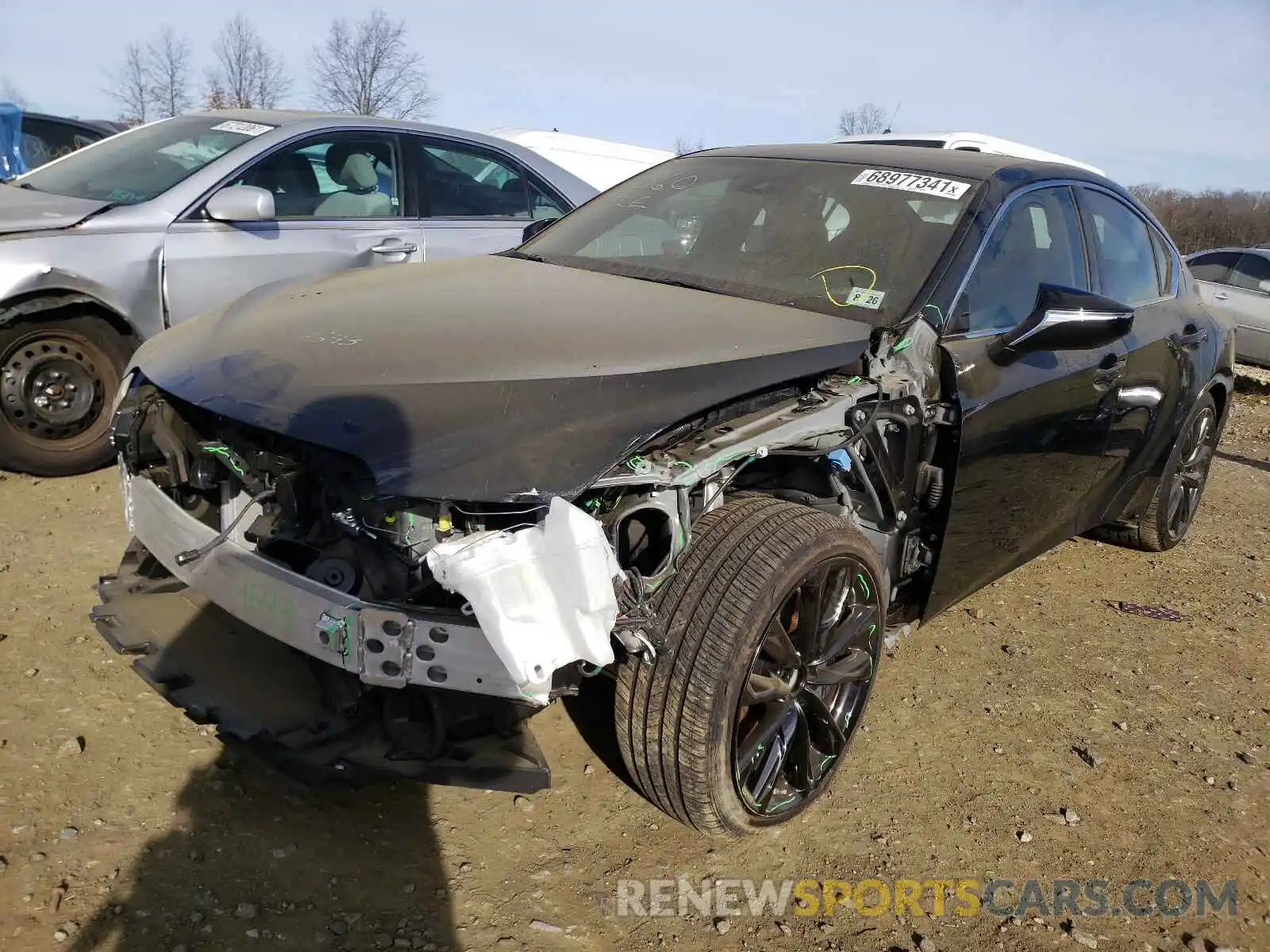 2 Photograph of a damaged car JTHGZ1E24M5022157 LEXUS IS 2021