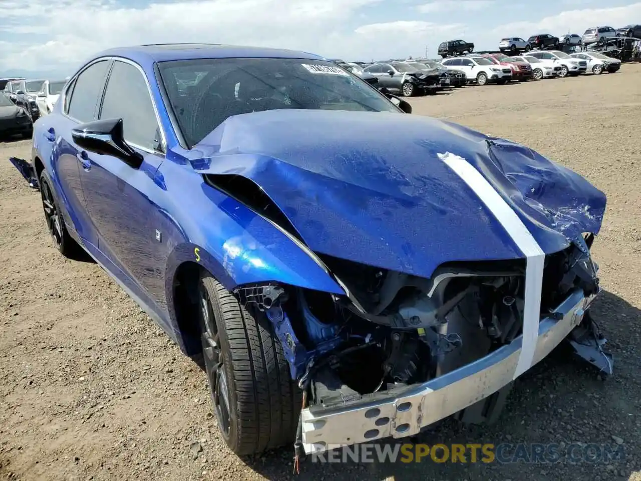 1 Photograph of a damaged car JTHGZ1E25M5018795 LEXUS IS 2021