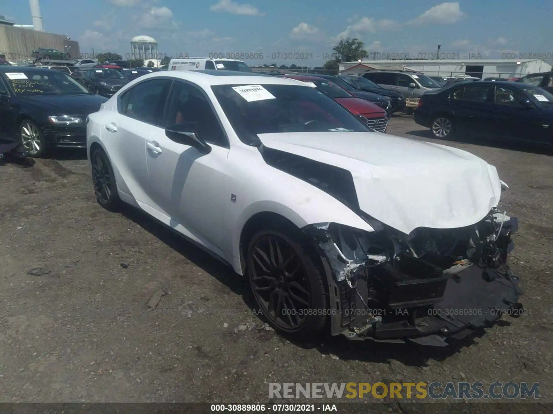 1 Photograph of a damaged car JTHGZ1E25M5019557 LEXUS IS 2021