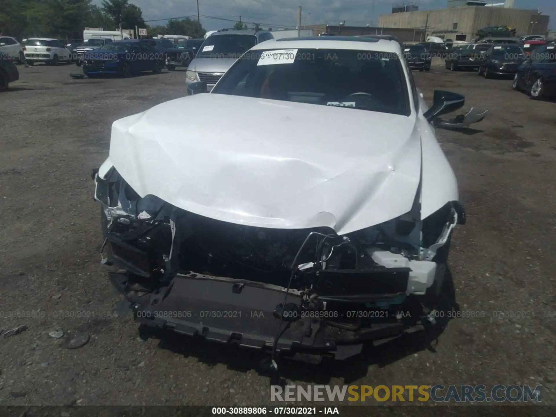 6 Photograph of a damaged car JTHGZ1E25M5019557 LEXUS IS 2021