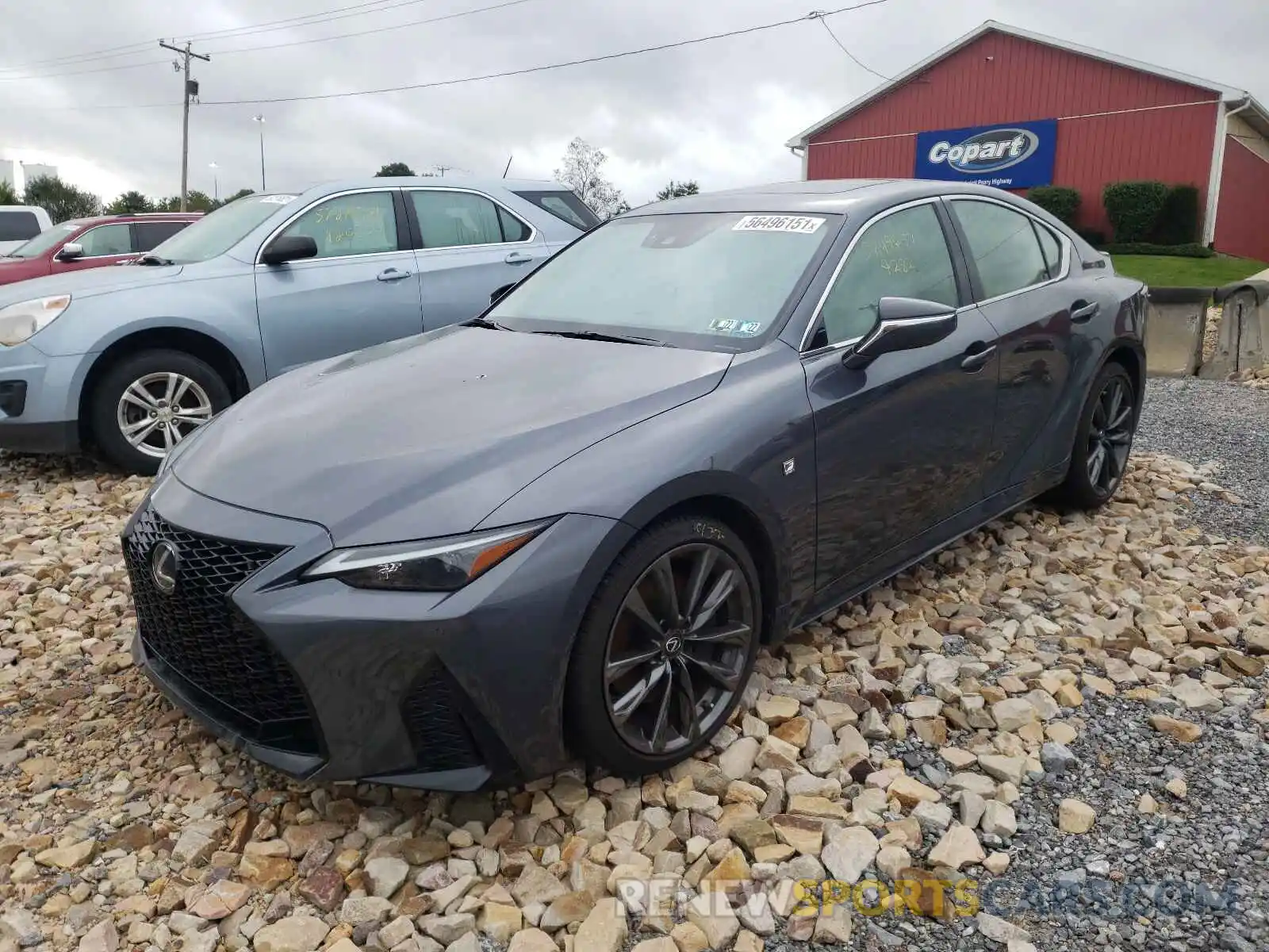 2 Photograph of a damaged car JTHGZ1E25M5020501 LEXUS IS 2021