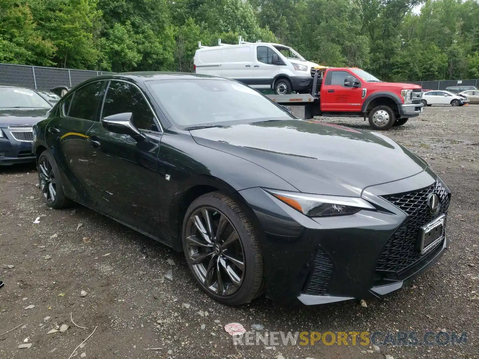 1 Photograph of a damaged car JTHGZ1E26M5019146 LEXUS IS 2021