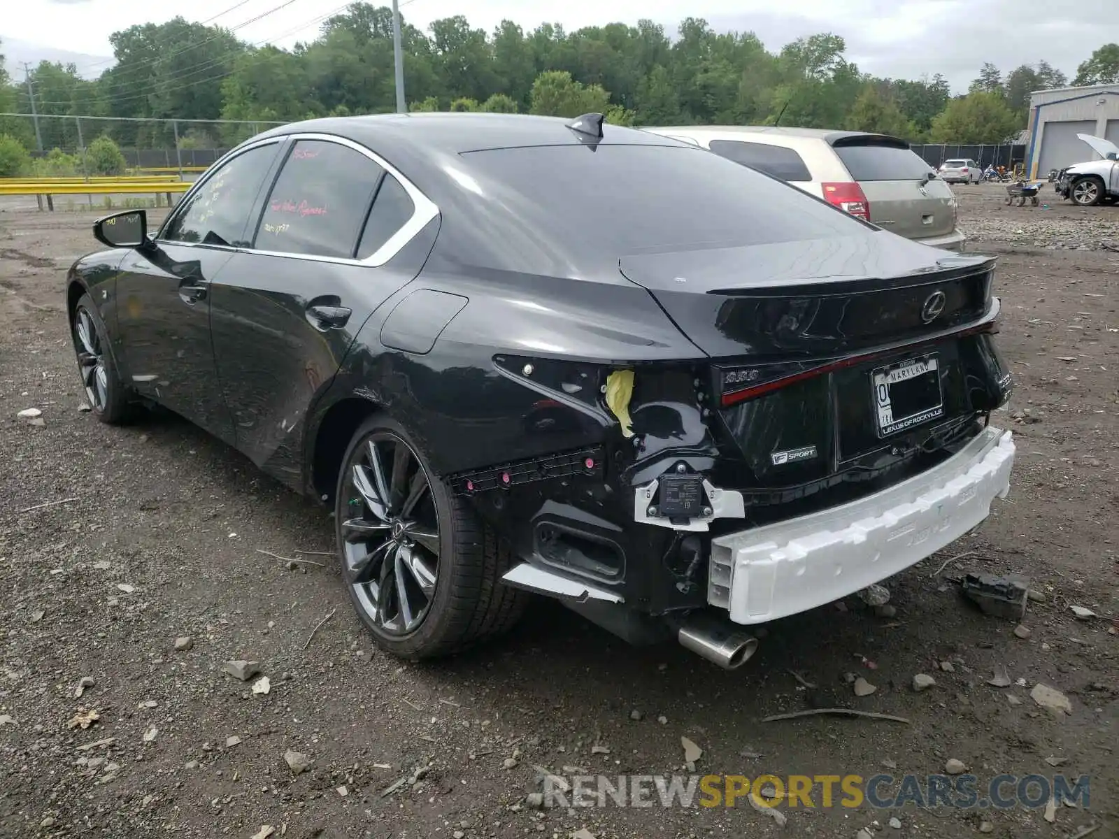 3 Photograph of a damaged car JTHGZ1E26M5019146 LEXUS IS 2021