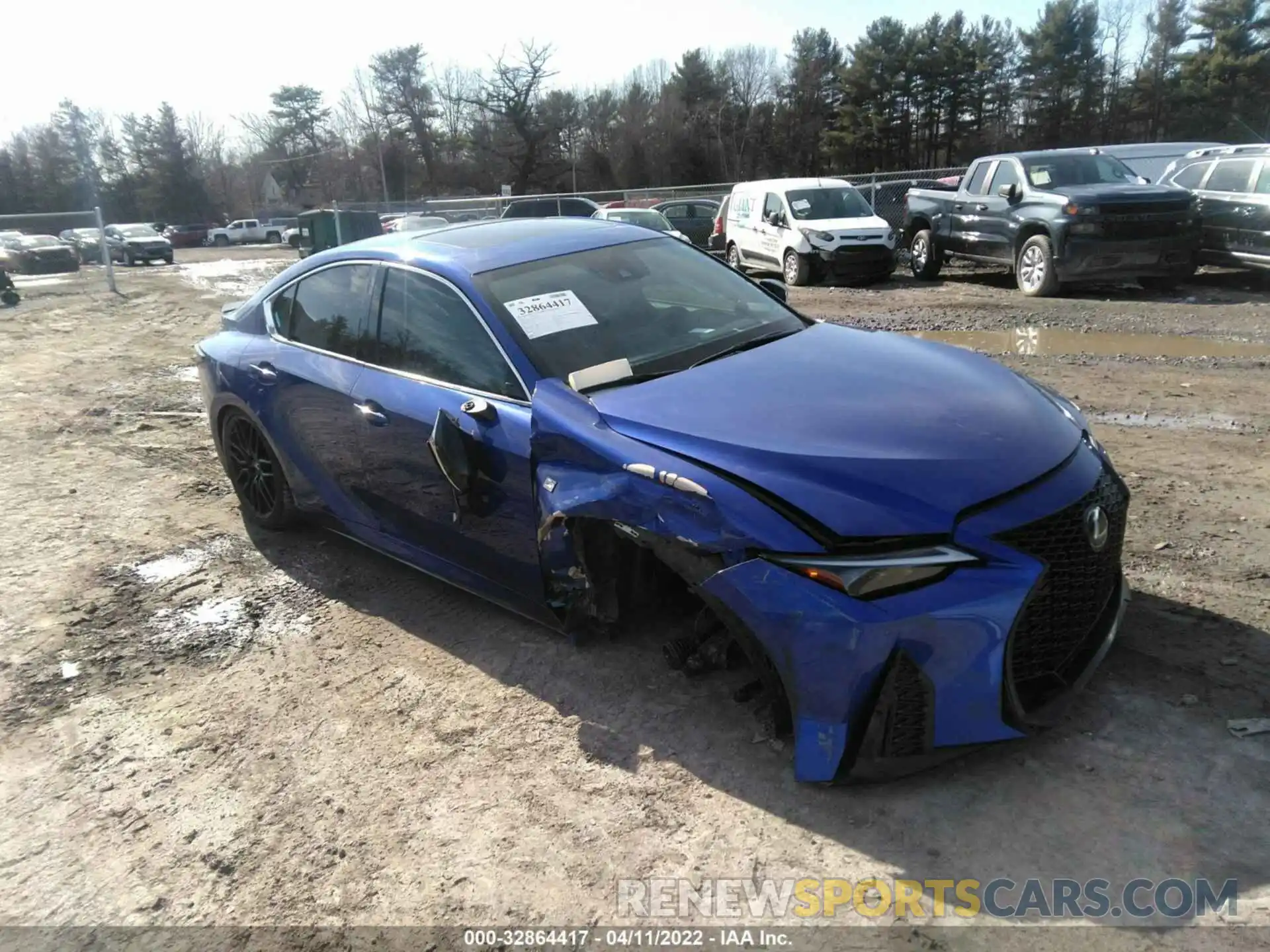 1 Photograph of a damaged car JTHGZ1E26M5019325 LEXUS IS 2021