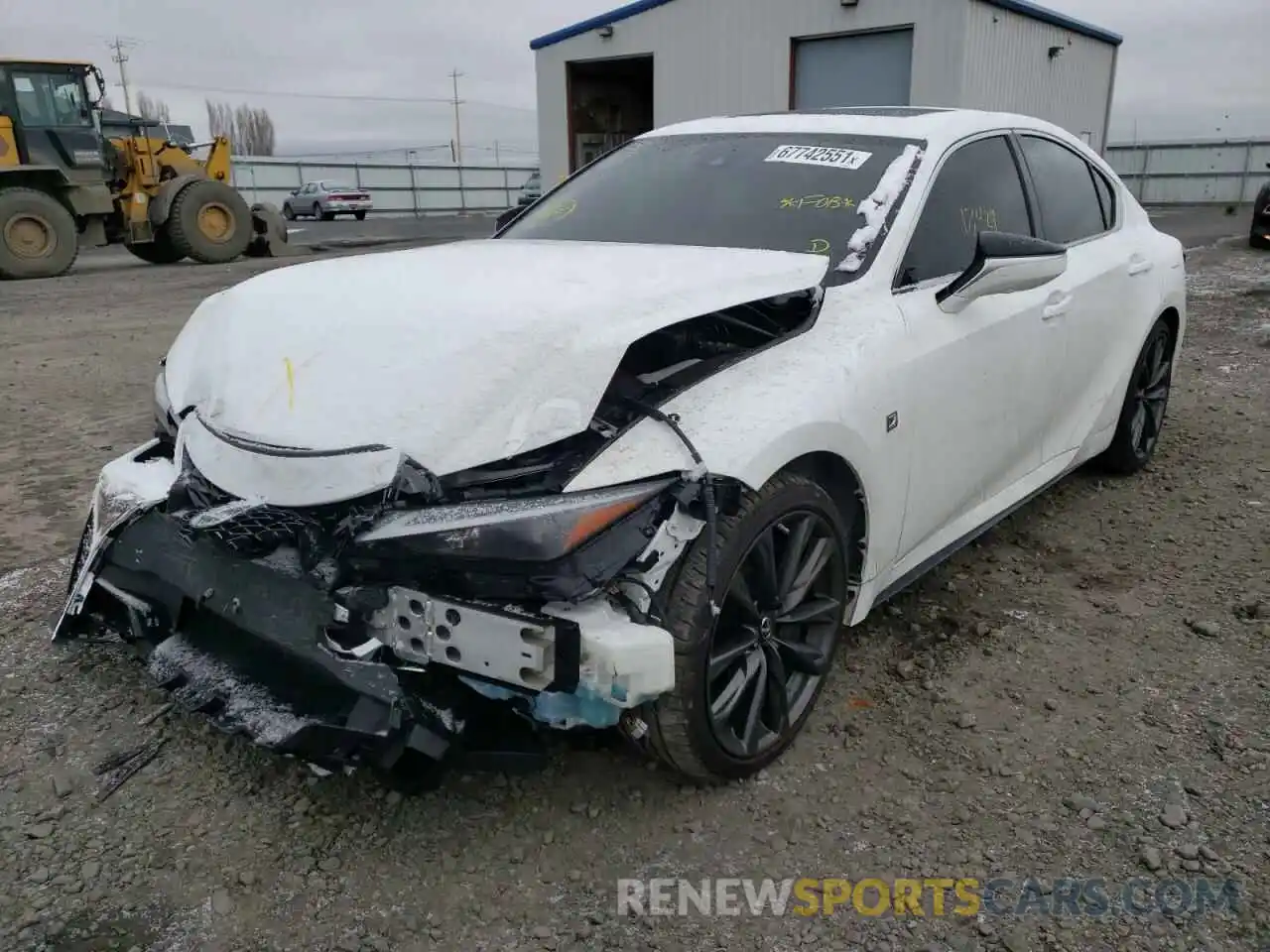 2 Photograph of a damaged car JTHGZ1E26M5019809 LEXUS IS 2021