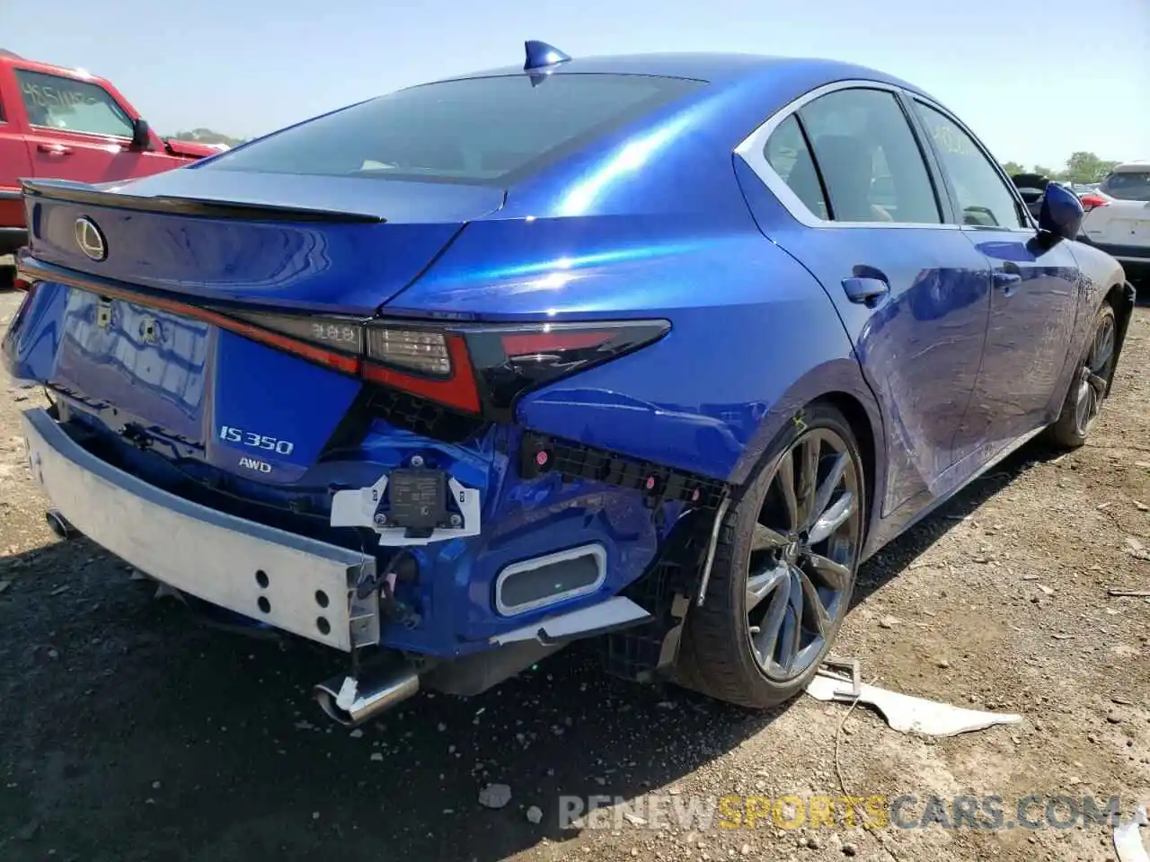 4 Photograph of a damaged car JTHGZ1E26M5020491 LEXUS IS 2021