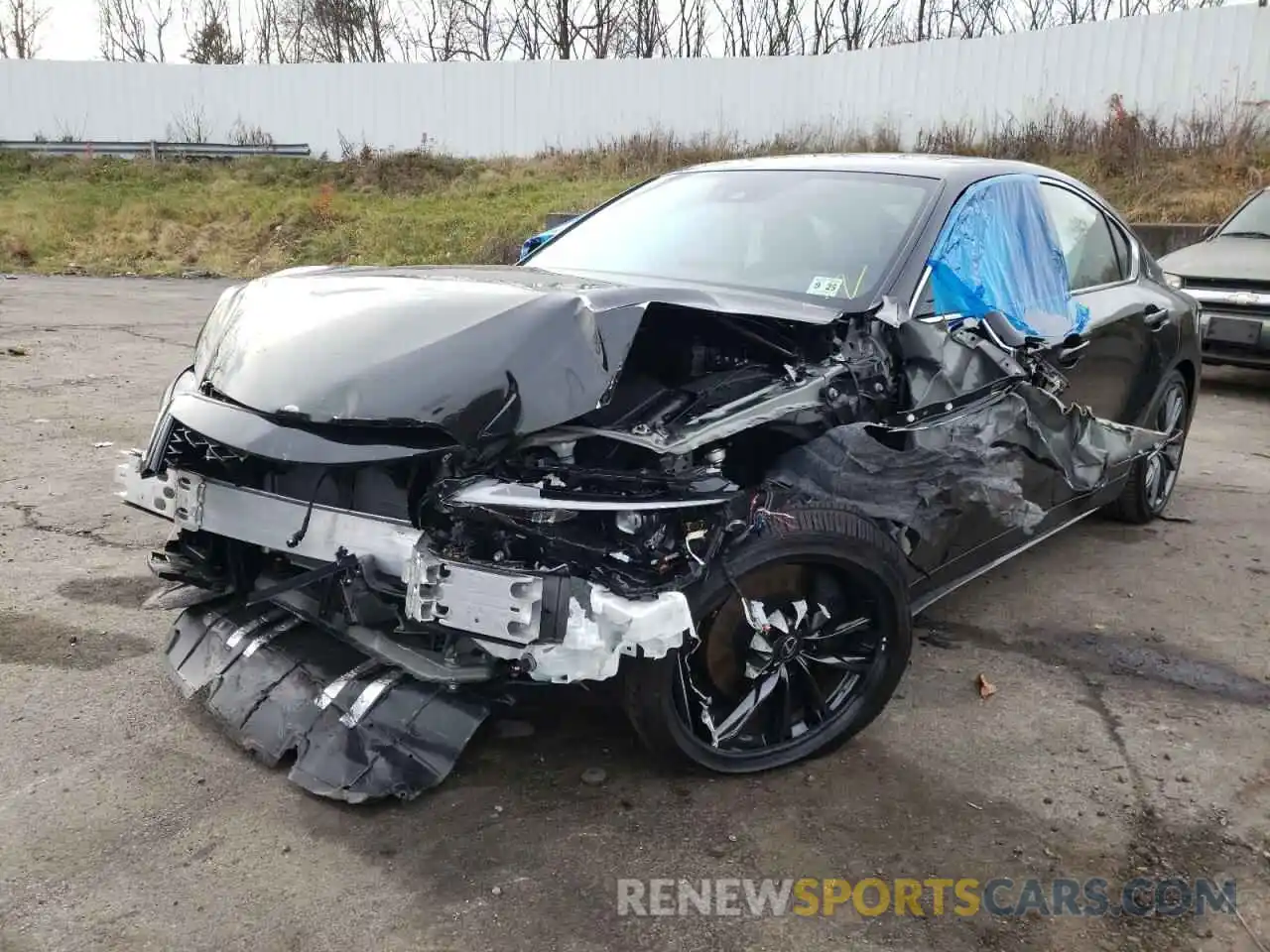 2 Photograph of a damaged car JTHGZ1E26M5022872 LEXUS IS 2021