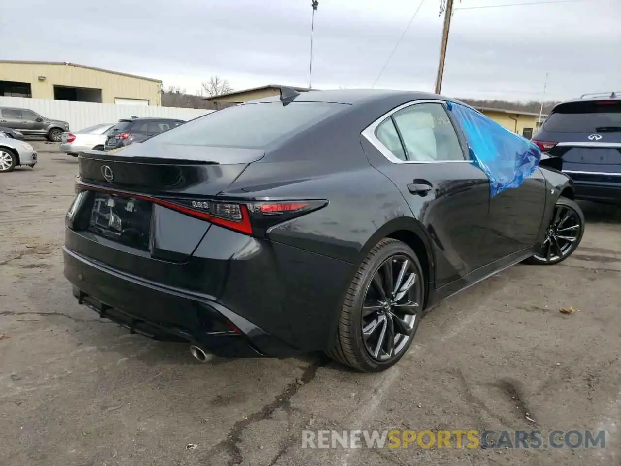 4 Photograph of a damaged car JTHGZ1E26M5022872 LEXUS IS 2021