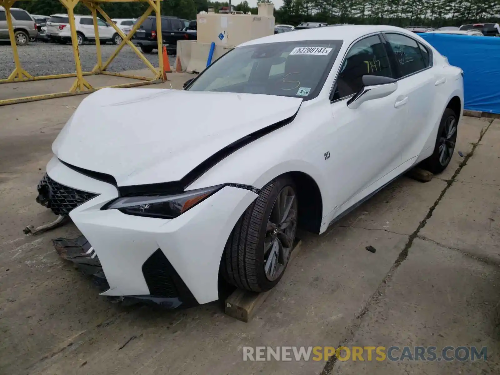 2 Photograph of a damaged car JTHGZ1E27M5019124 LEXUS IS 2021