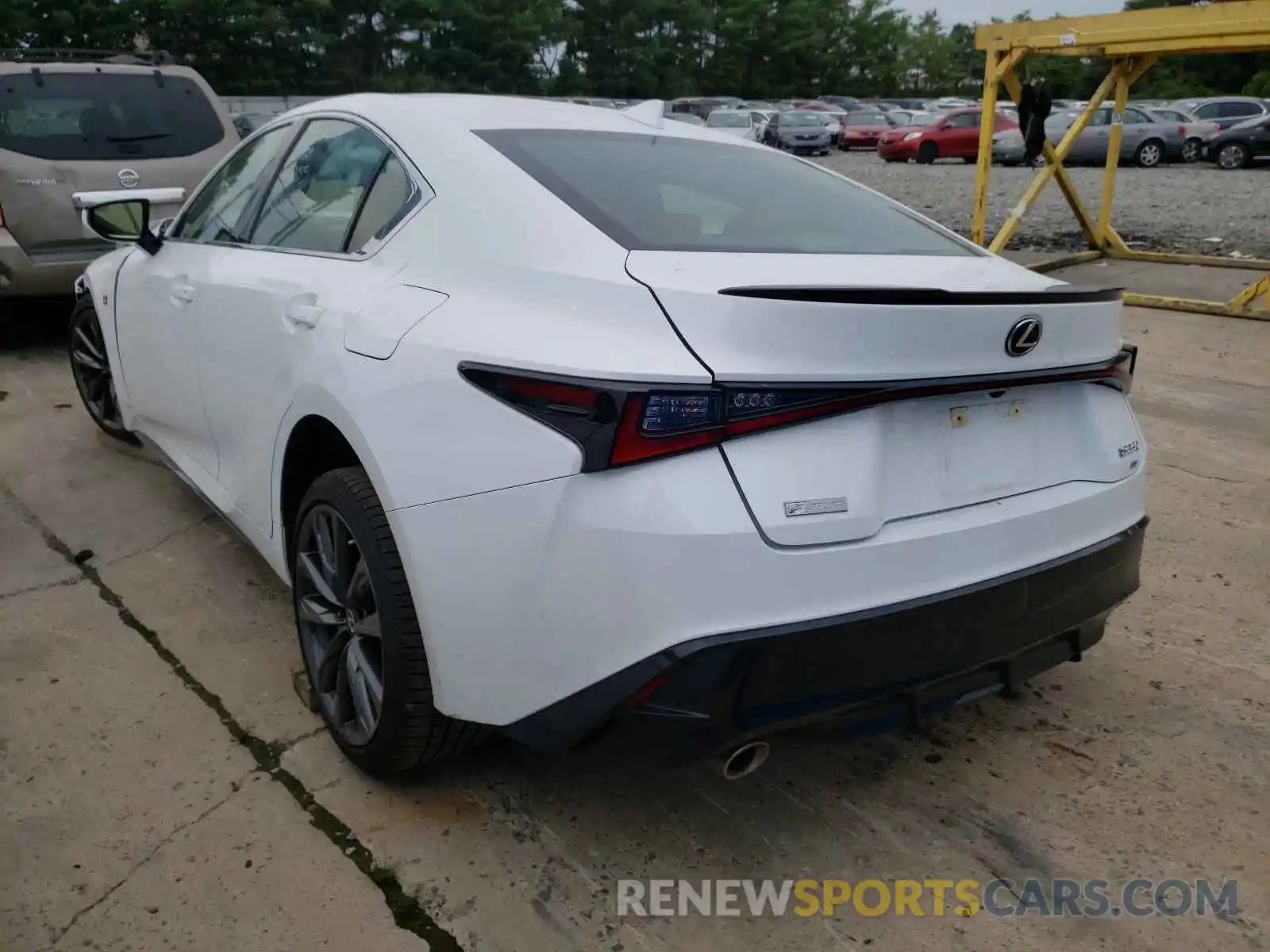 3 Photograph of a damaged car JTHGZ1E27M5019124 LEXUS IS 2021