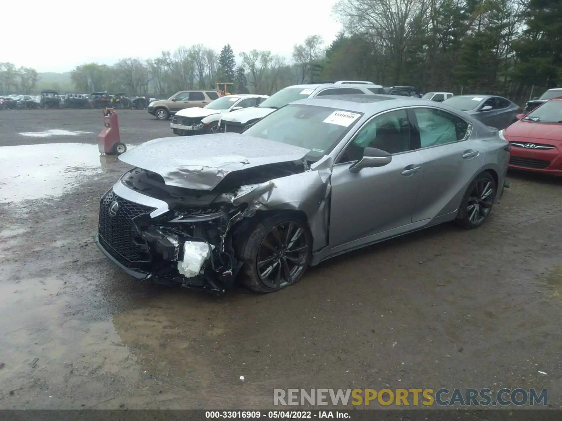 2 Photograph of a damaged car JTHGZ1E27M5019432 LEXUS IS 2021