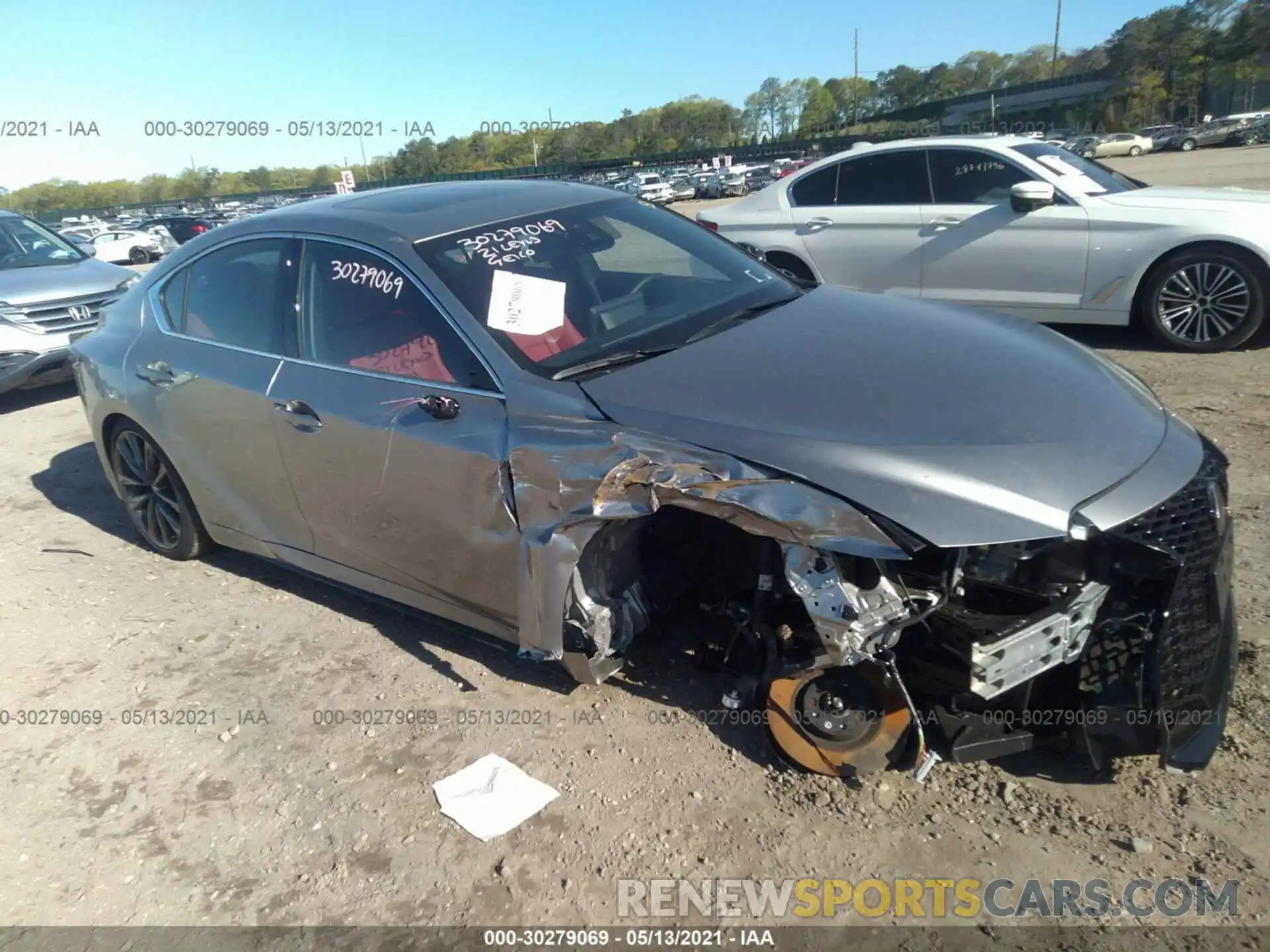 1 Photograph of a damaged car JTHGZ1E27M5020161 LEXUS IS 2021