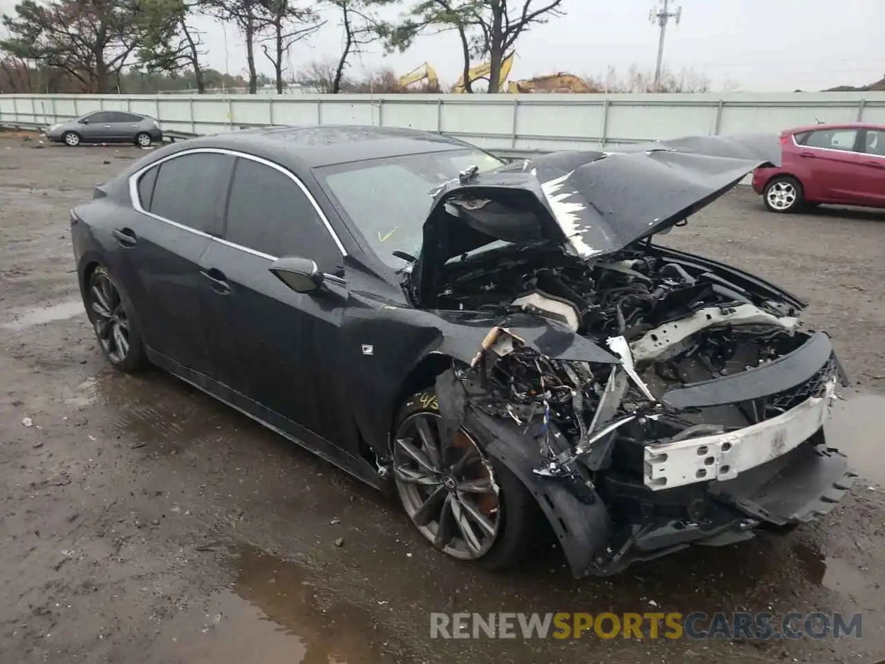 1 Photograph of a damaged car JTHGZ1E27M5020242 LEXUS IS 2021