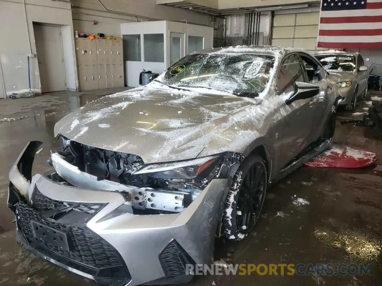 2 Photograph of a damaged car JTHGZ1E27M5020340 LEXUS IS 2021