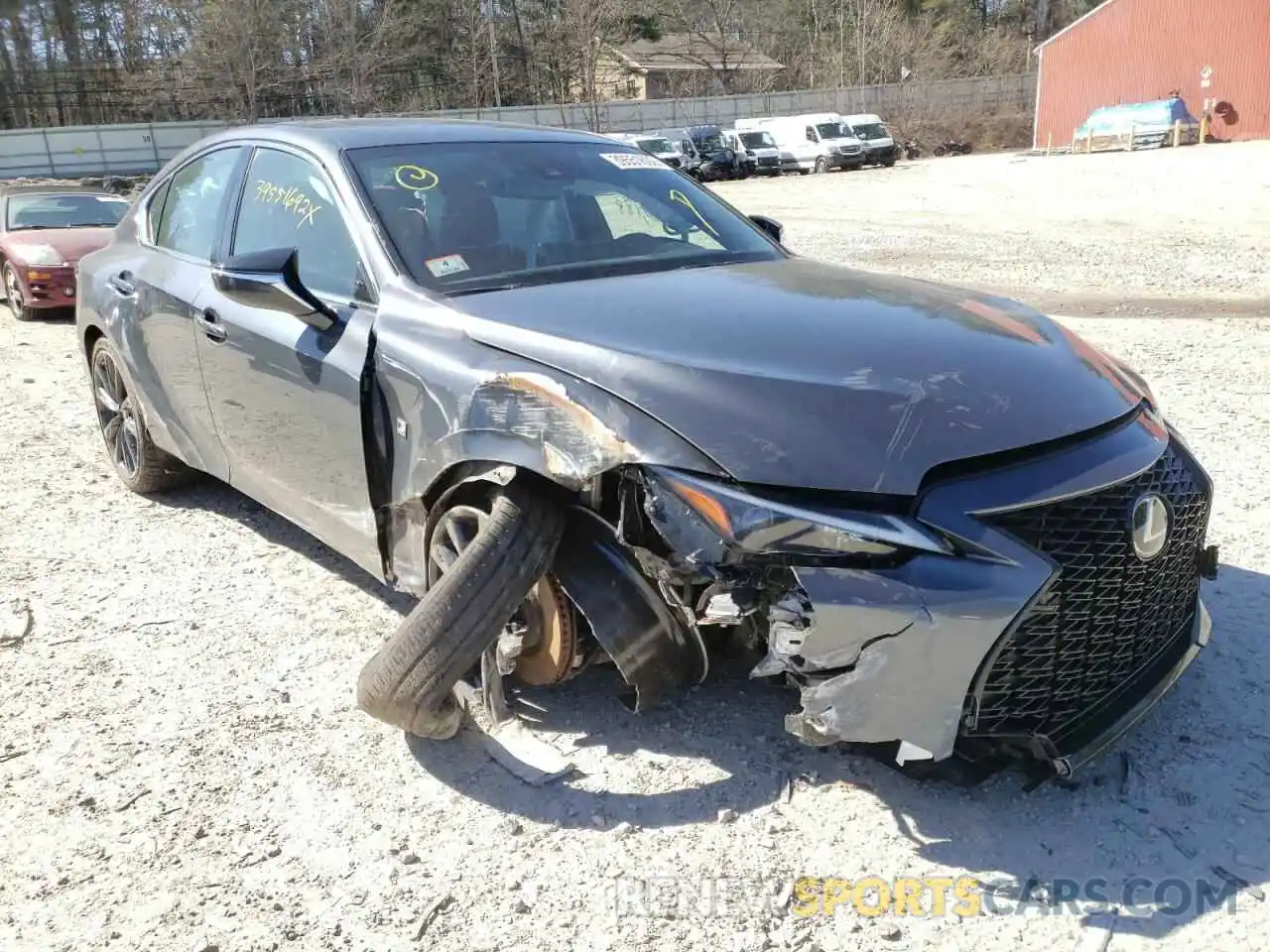 1 Photograph of a damaged car JTHGZ1E27M5020354 LEXUS IS 2021