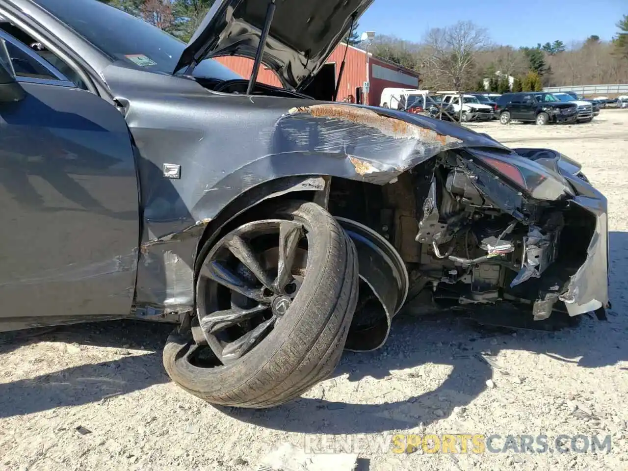 9 Photograph of a damaged car JTHGZ1E27M5020354 LEXUS IS 2021