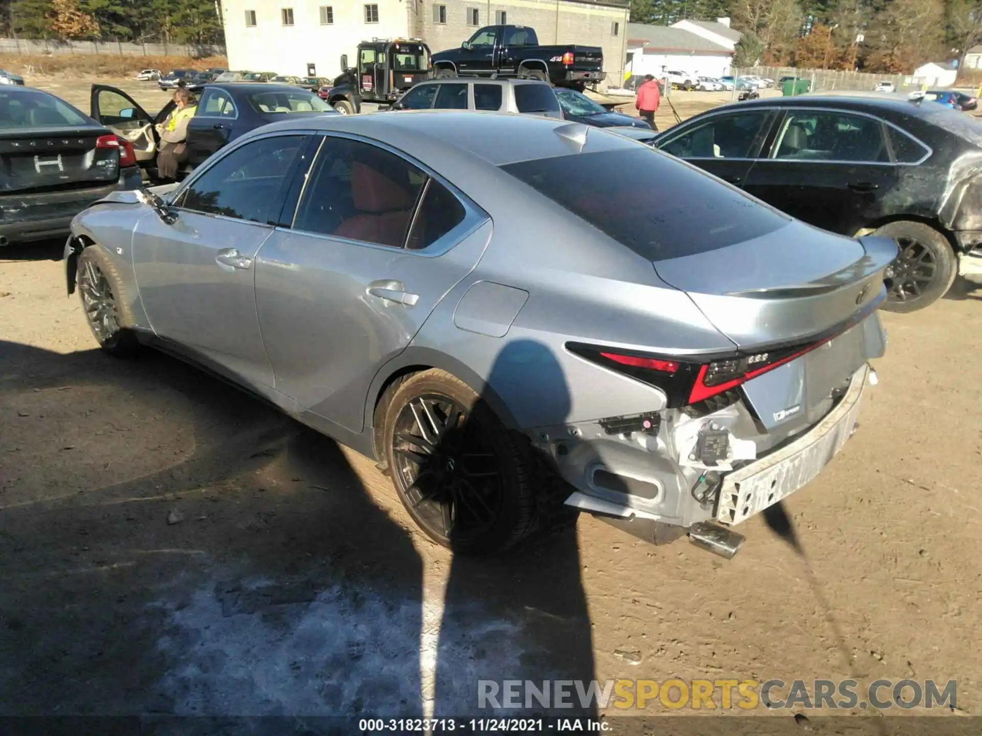 3 Photograph of a damaged car JTHGZ1E28M5018905 LEXUS IS 2021