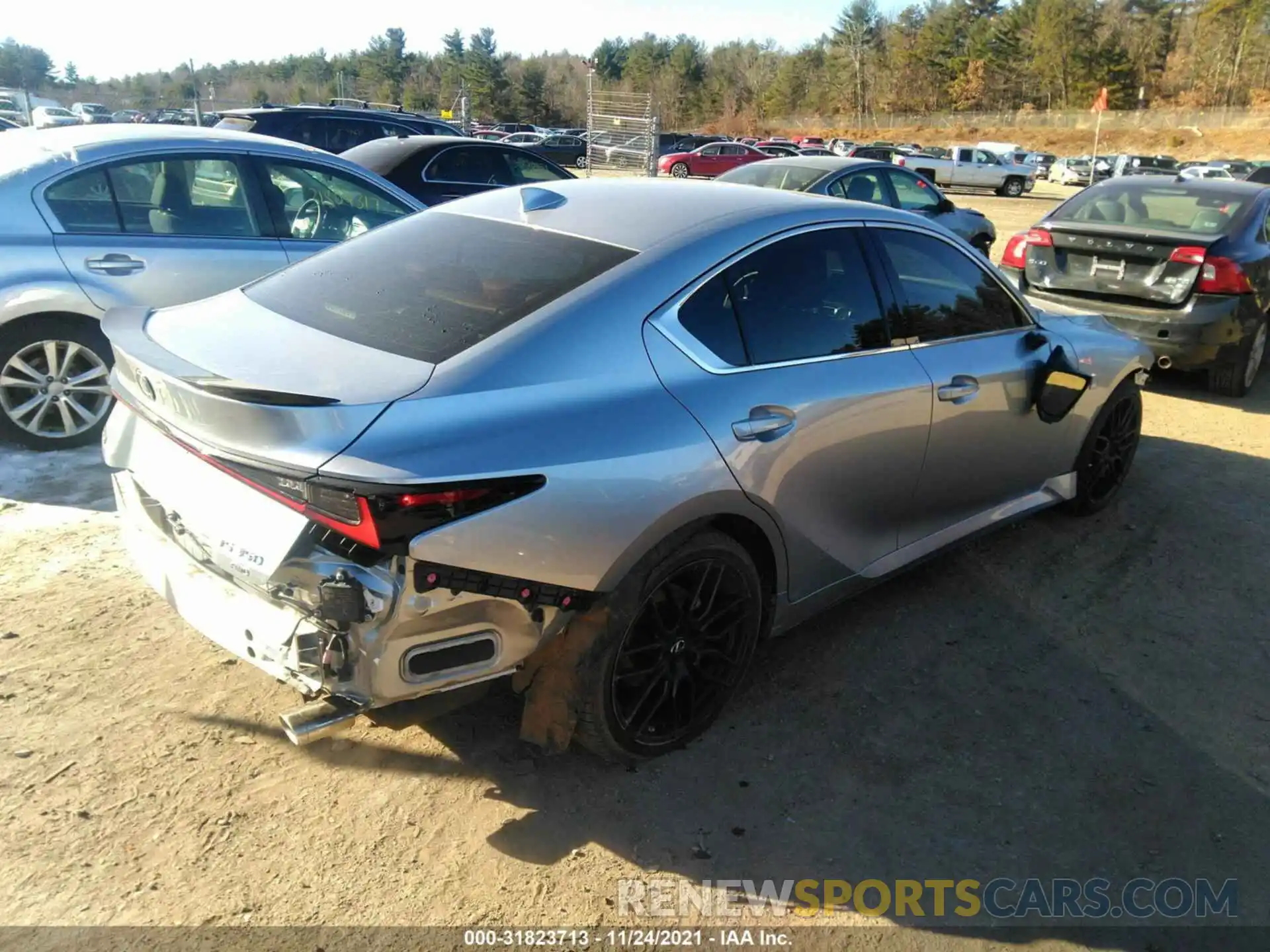 4 Photograph of a damaged car JTHGZ1E28M5018905 LEXUS IS 2021