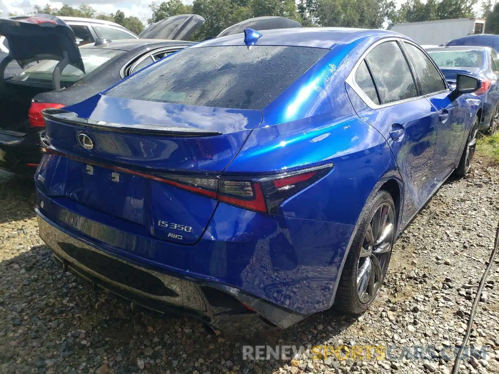 4 Photograph of a damaged car JTHGZ1E28M5019651 LEXUS IS 2021