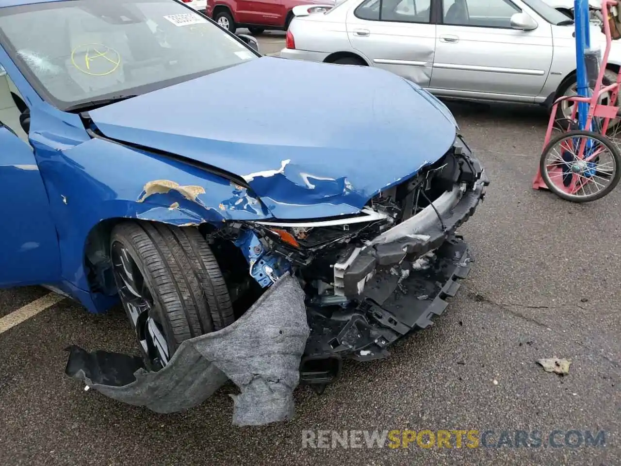 9 Photograph of a damaged car JTHGZ1E28M5019696 LEXUS IS 2021