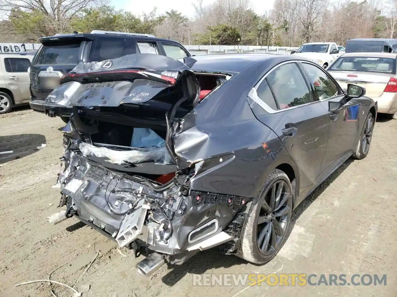 4 Photograph of a damaged car JTHGZ1E28M5021786 LEXUS IS 2021