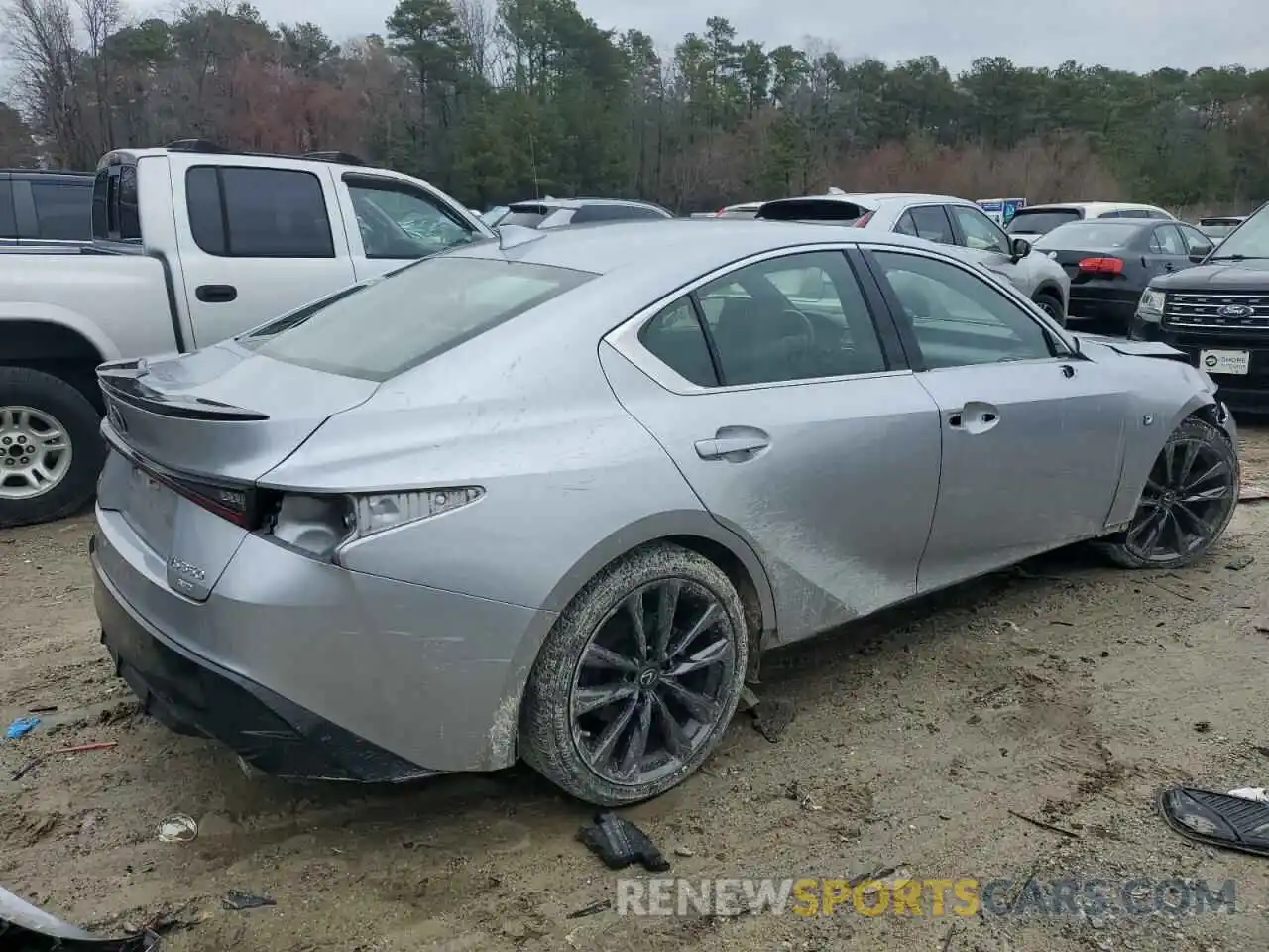 3 Photograph of a damaged car JTHGZ1E29M5019593 LEXUS IS 2021