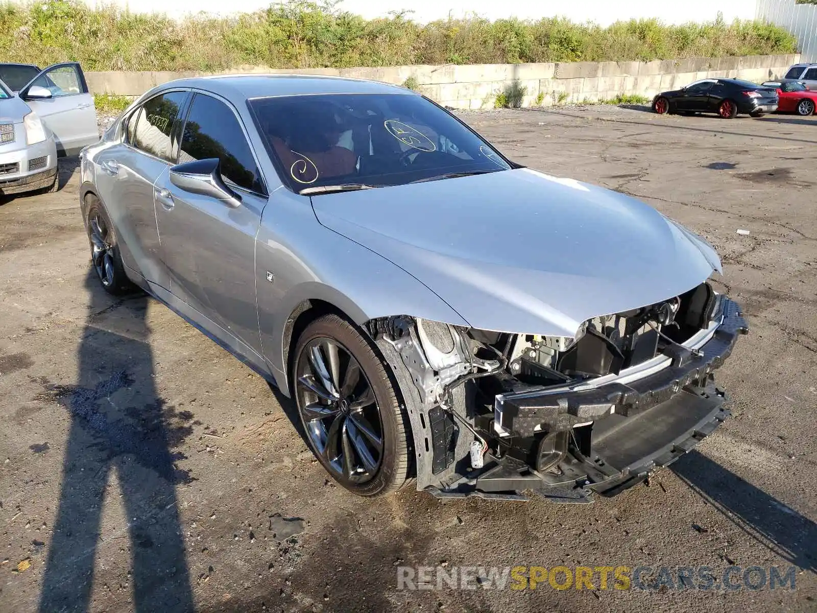 1 Photograph of a damaged car JTHGZ1E29M5019786 LEXUS IS 2021