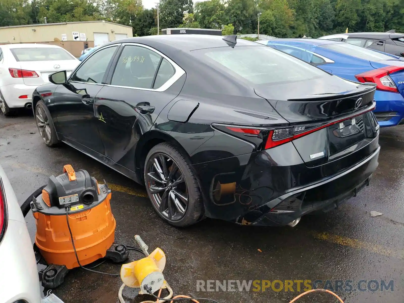 3 Photograph of a damaged car JTHGZ1E29M5021280 LEXUS IS 2021