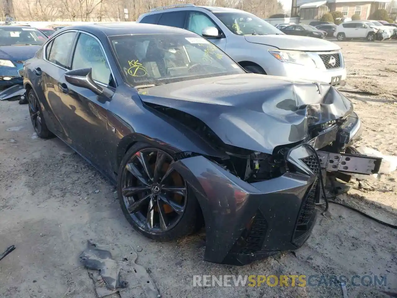 1 Photograph of a damaged car JTHGZ1E29M5022168 LEXUS IS 2021