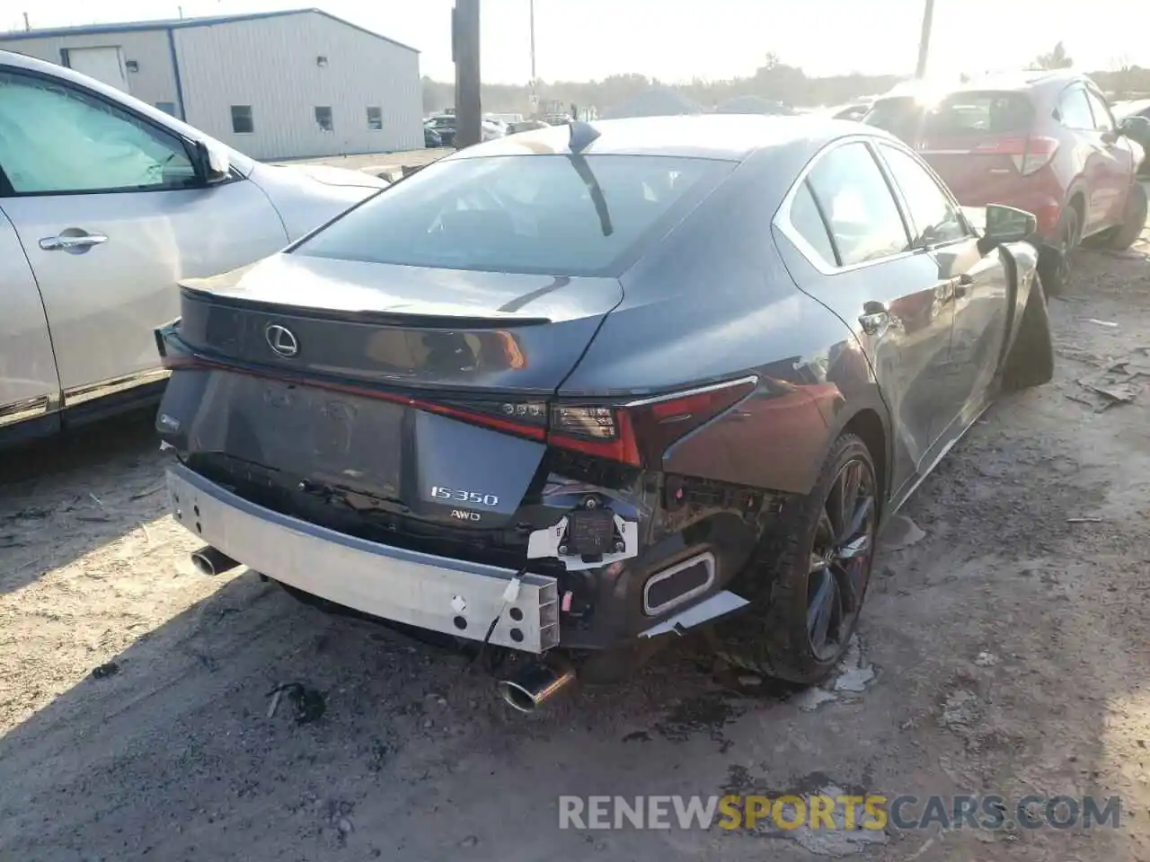 4 Photograph of a damaged car JTHGZ1E29M5022168 LEXUS IS 2021