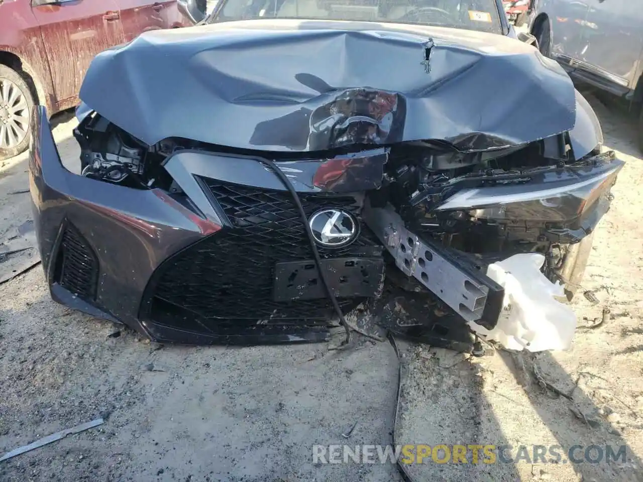 9 Photograph of a damaged car JTHGZ1E29M5022168 LEXUS IS 2021