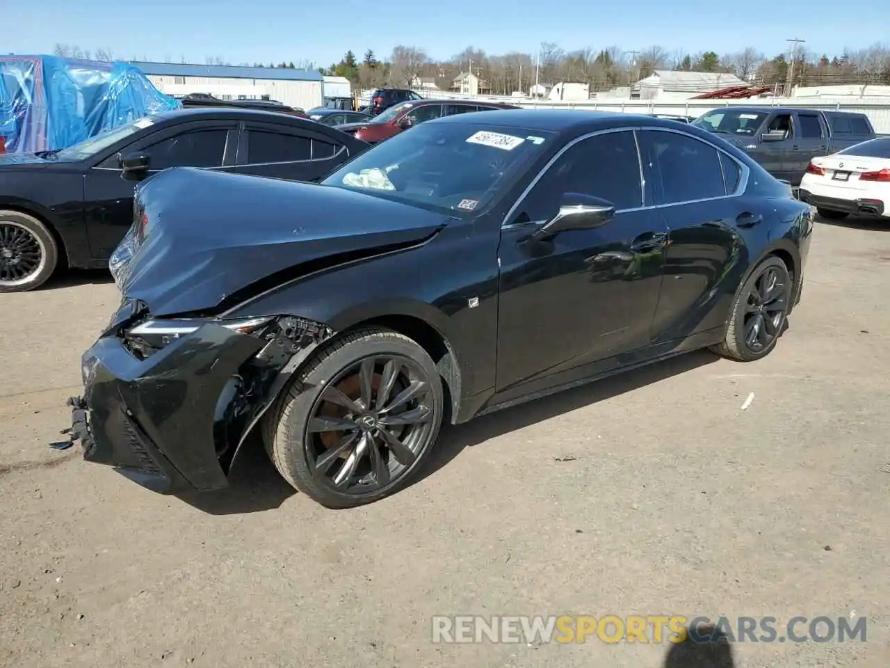 1 Photograph of a damaged car JTHGZ1E2XM5018744 LEXUS IS 2021